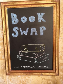 THE HONEYPOT BnB book swap available on marked items